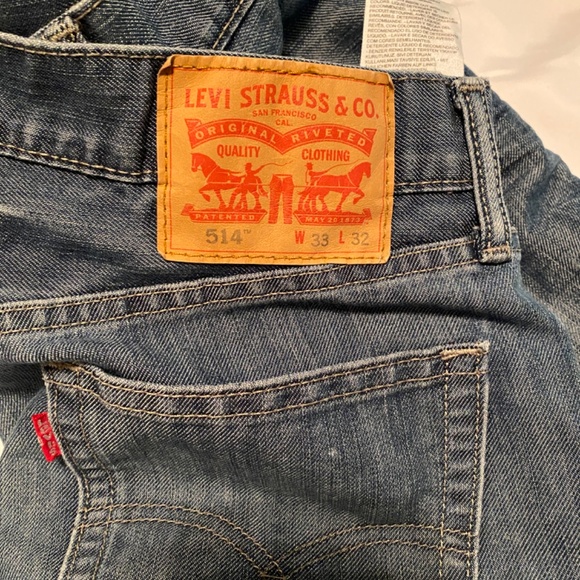 Levis 514 Men’s Jeans 33x32 - Picture 2 of 5